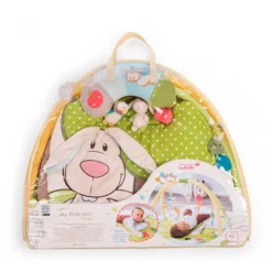 Nici 3-D Activity-Quilt With Play Cushion Rabbit A. Owl