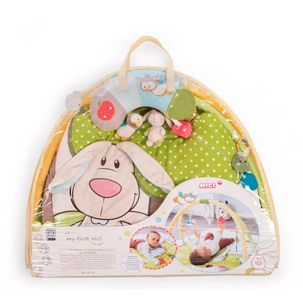 Nici 3-D Activity-Quilt With Play Cushion Rabbit A. Owl 1 Nici 3-D Activity-Quilt With Play Cushion Rabbit A. Owl