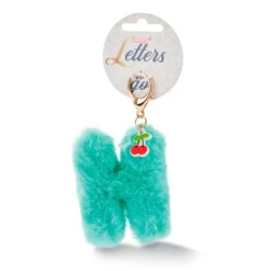 Nici Bag Pendant Plush Letter H Symbol Key Ring