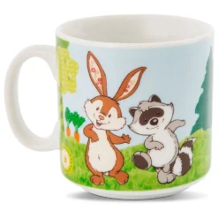 Nici Children´S Mug Rabbit Skunk Raccoon In Gift Box