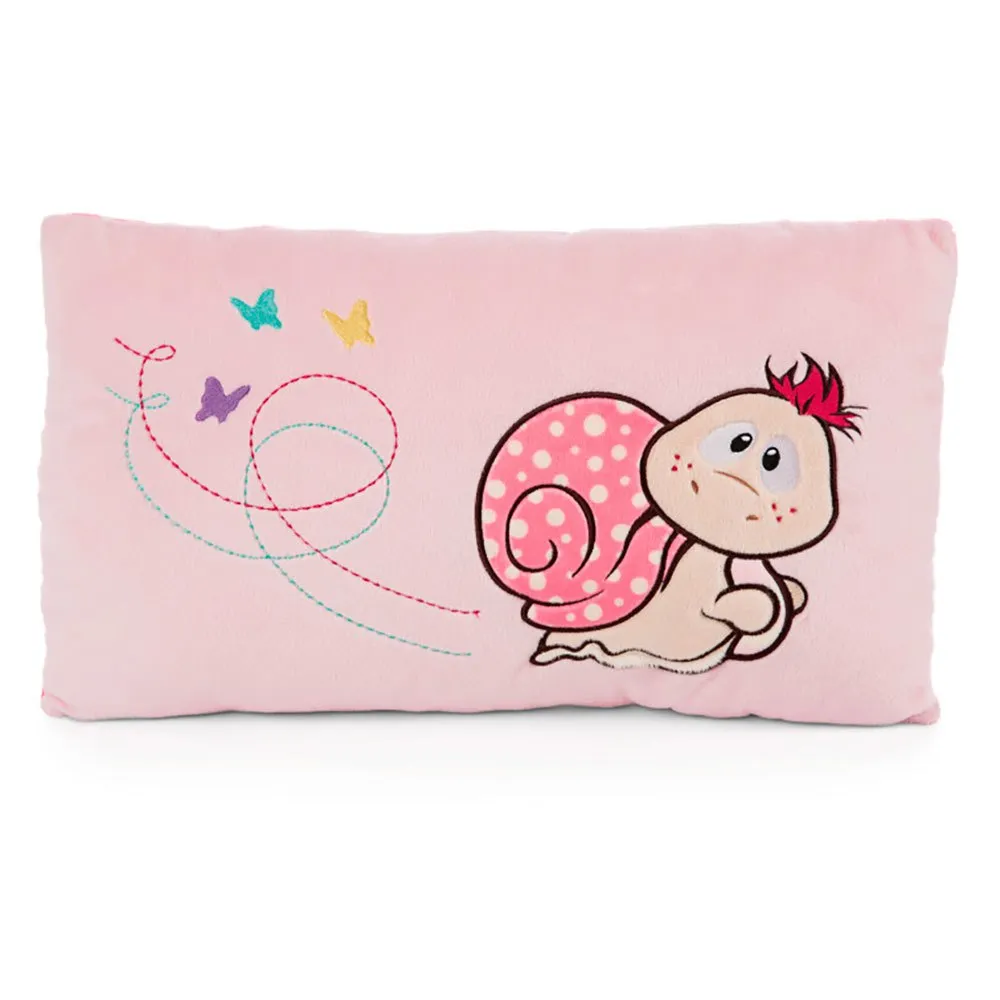 Nici Cushion Snail Pink Rectangular 43X25 Cm Teddy 1 Nici Cushion Snail Pink Rectangular 43X25 Cm Teddy