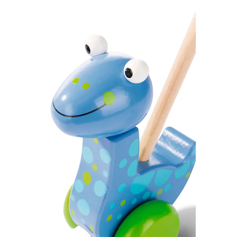 Nici Dinosaur Purple Push Along 3 Nici Dinosaur Purple Push Along - Image 3