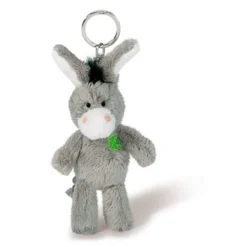 Nici Donkey 10 Cm Bb Embro Clover Leaf Key Ring