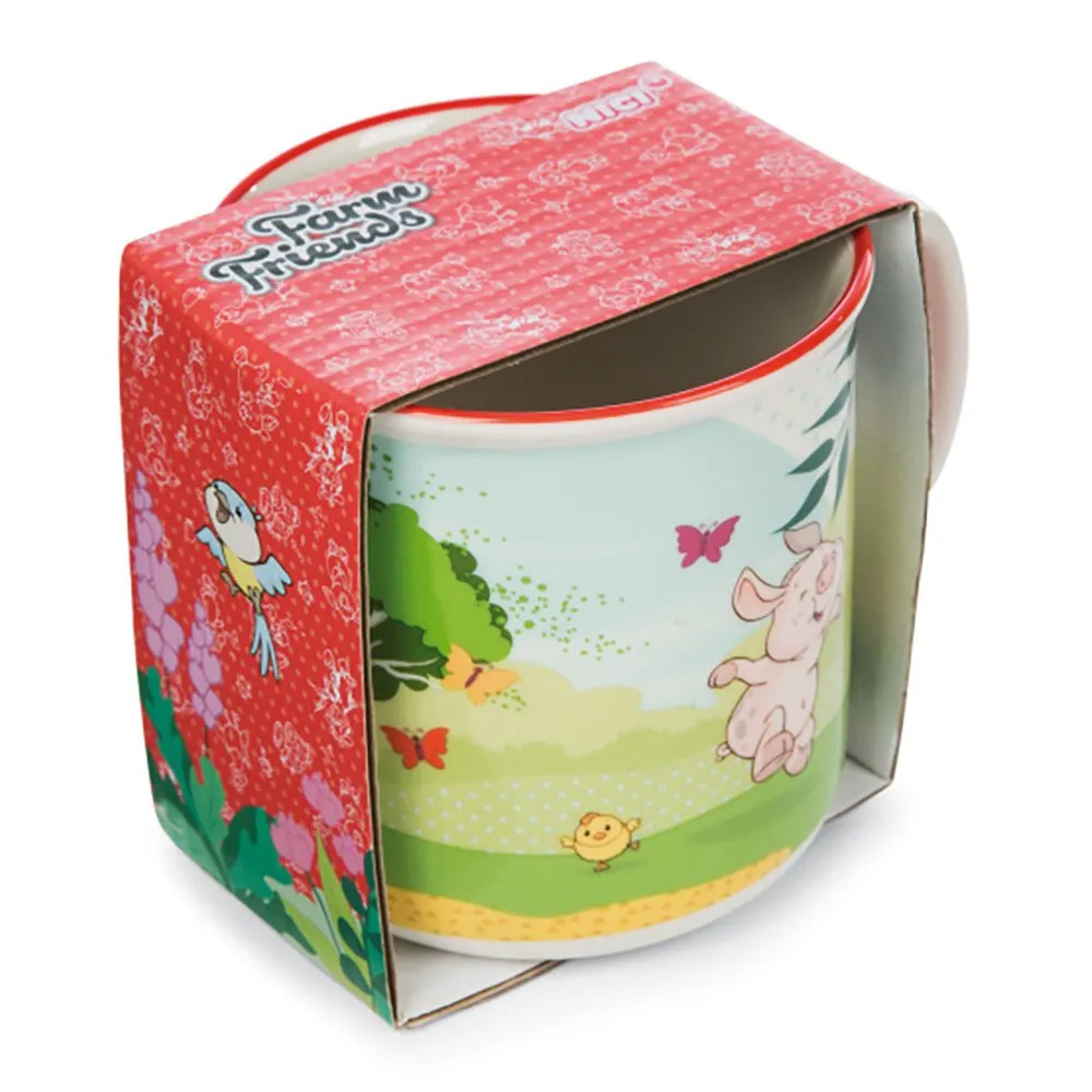 Nici Farm FriendsPorcelain Max240mlØ8X8 Cm Mug 1 Nici Farm FriendsPorcelain Max240mlØ8X8 Cm Mug