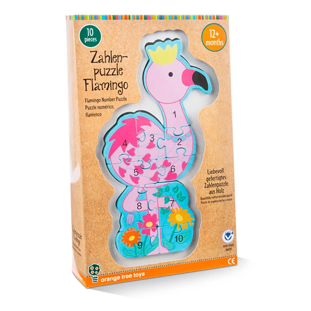 Nici Flamingo Number Puzzle 3 Nici Flamingo Number Puzzle - Image 3