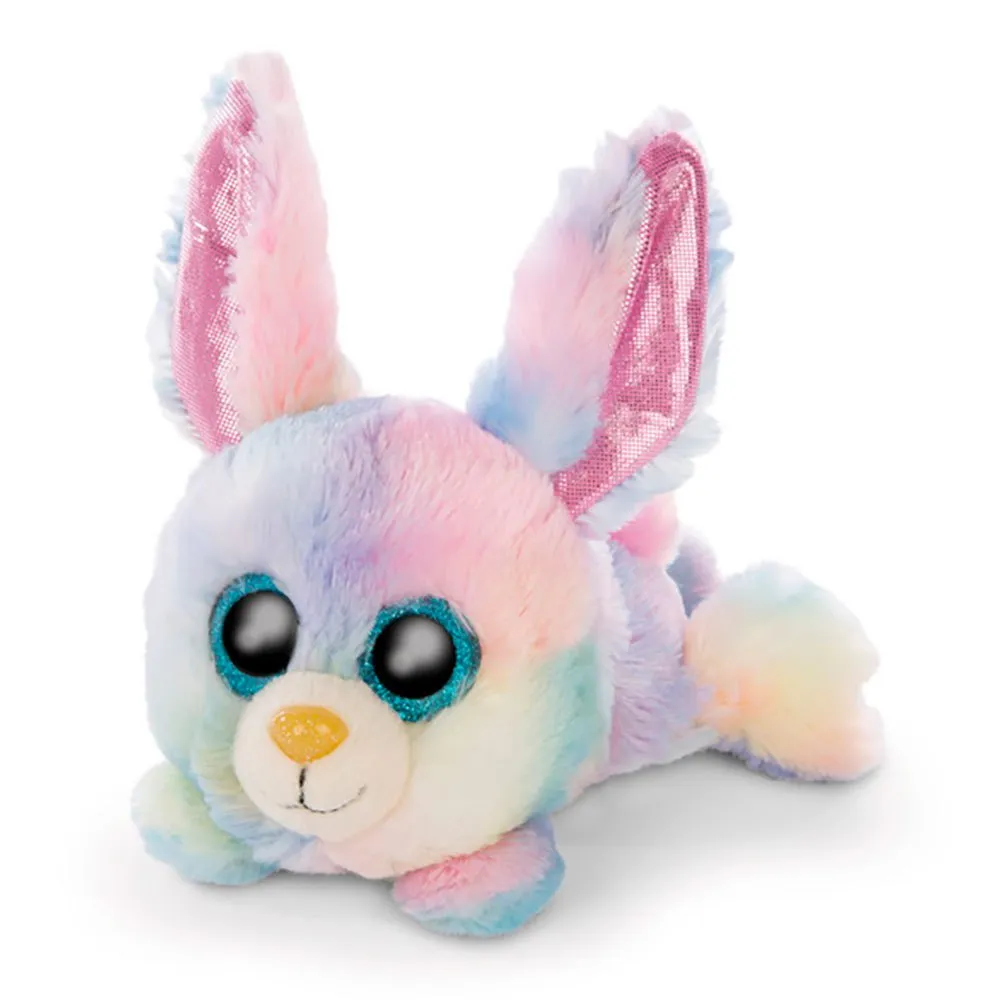 Nici Glubschis Lying Rabbit Rainbow Candy 15 Cm Teddy 1 Nici Glubschis Lying Rabbit Rainbow Candy 15 Cm Teddy