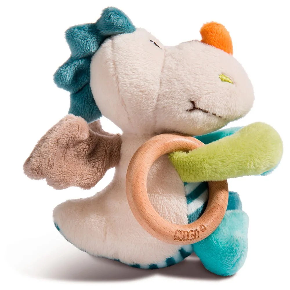 Nici Grabber Dragon Dragilu 15 Cm With Wooden Ring And 1 Nici Grabber Dragon Dragilu 15 Cm With Wooden Ring And
