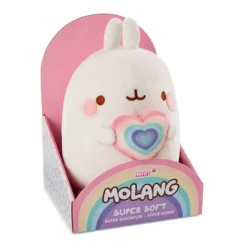 Nici Molang 24 Cm W. Rainbow Heart In Gift Box Teddy