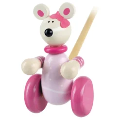 Nici Pink Mouse Push Along 9 Nici Pink Mouse Push Along -Nici Store nici pink mouse push along 4