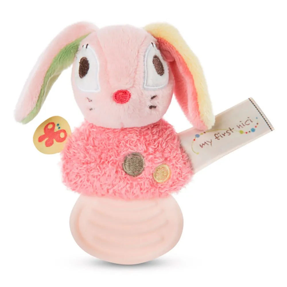 Nici Rabbit Hopsali With Teether 12 Cm Teddy 1 Nici Rabbit Hopsali With Teether 12 Cm Teddy