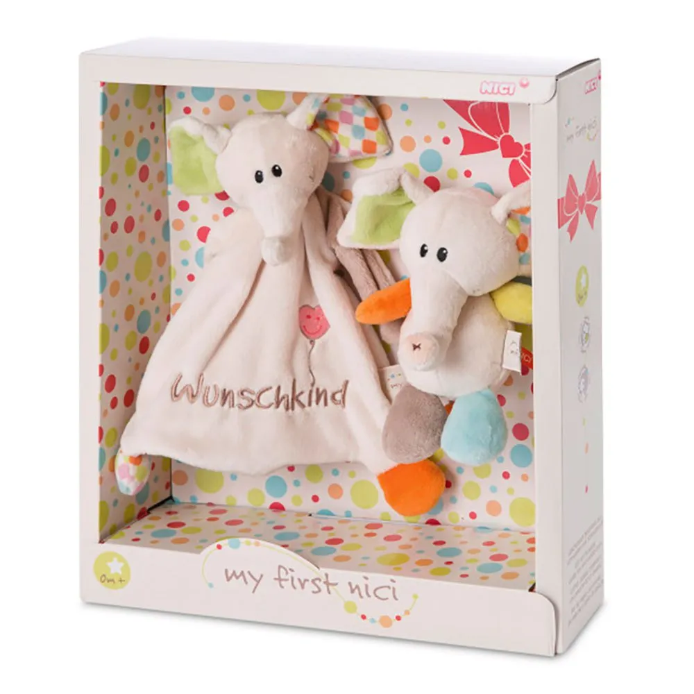 Nici Soft 18 Cm + Comforter Elephant Dundi In Teddy 1 Nici Soft 18 Cm + Comforter Elephant Dundi In Teddy