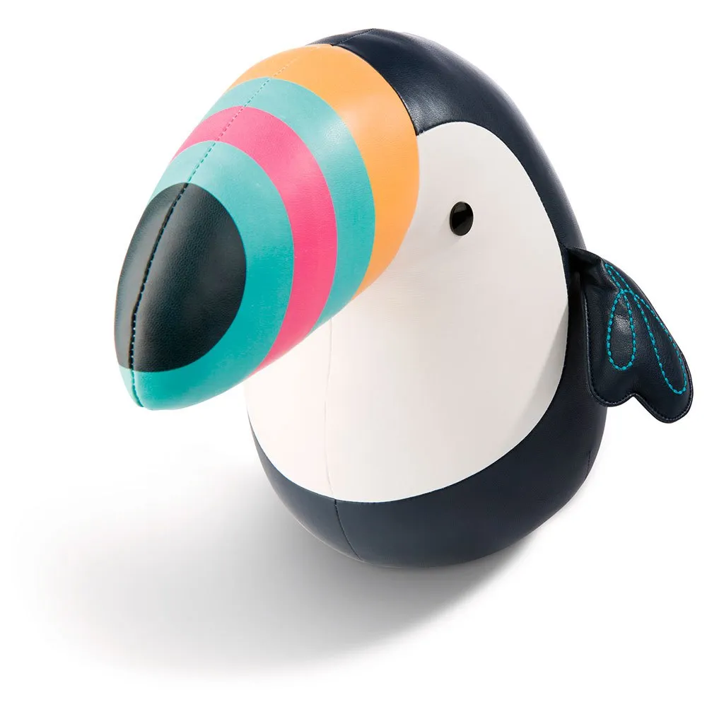 Nici Toucan 25 Cm Faux Leather Teddy 2 Nici Toucan 25 Cm Faux Leather Teddy - Image 2