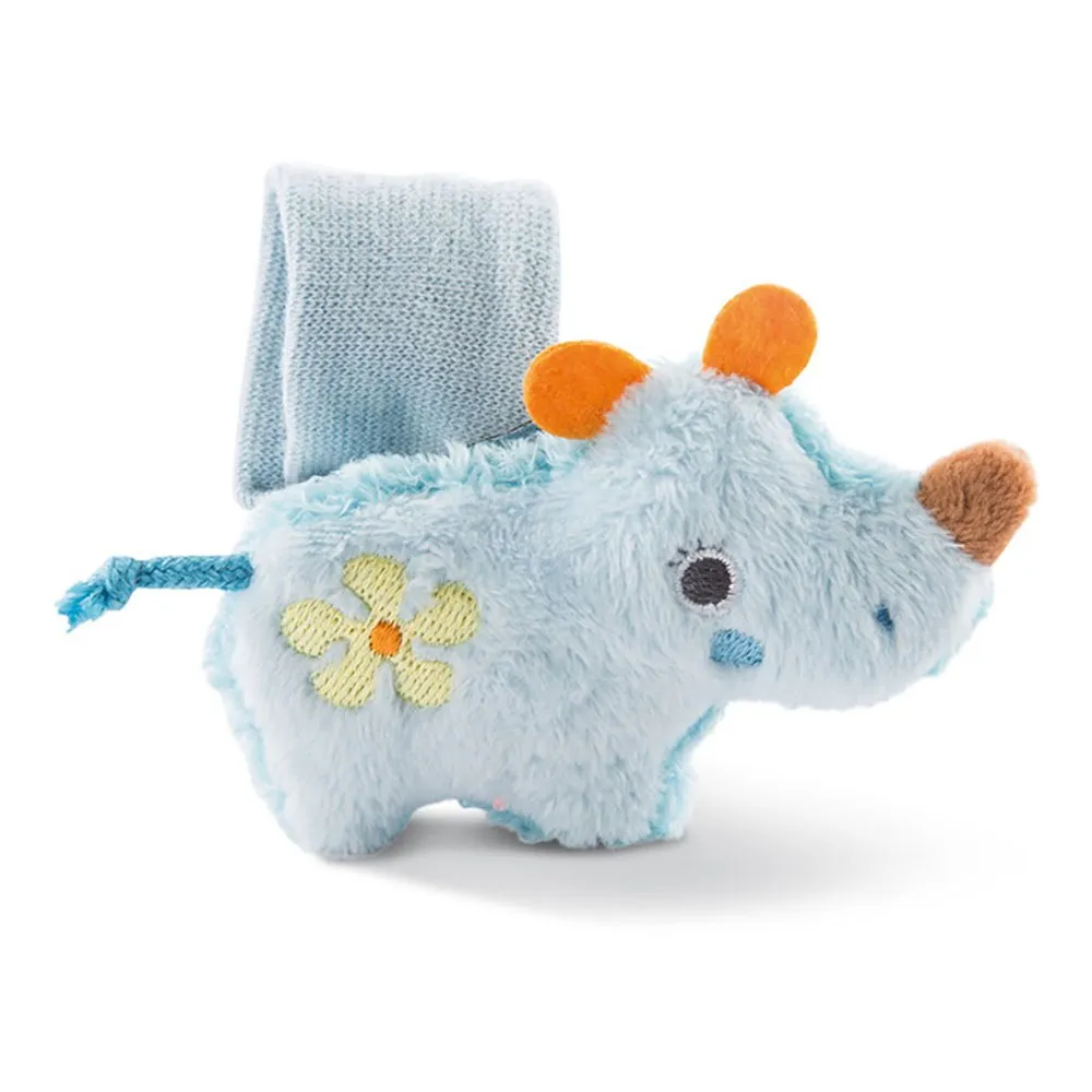 Nici Wrist Rhino Manuffi Rattle 2 Nici Wrist Rhino Manuffi Rattle - Image 2
